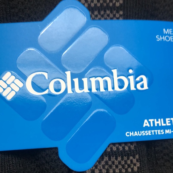 New Columbia Socks Package 6 Pairs Mens Black & Gray Athletic Quarter Crew Socks - Picture 6 of 12